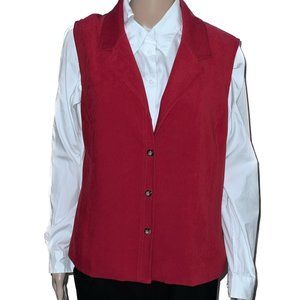 Woman's Red Christmas Vest
